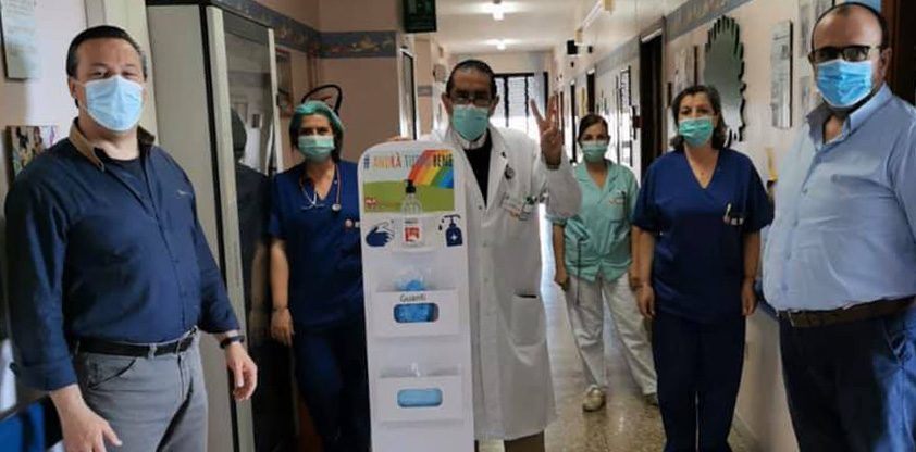 Materiale sanitario donato ai reparti di Pediatria